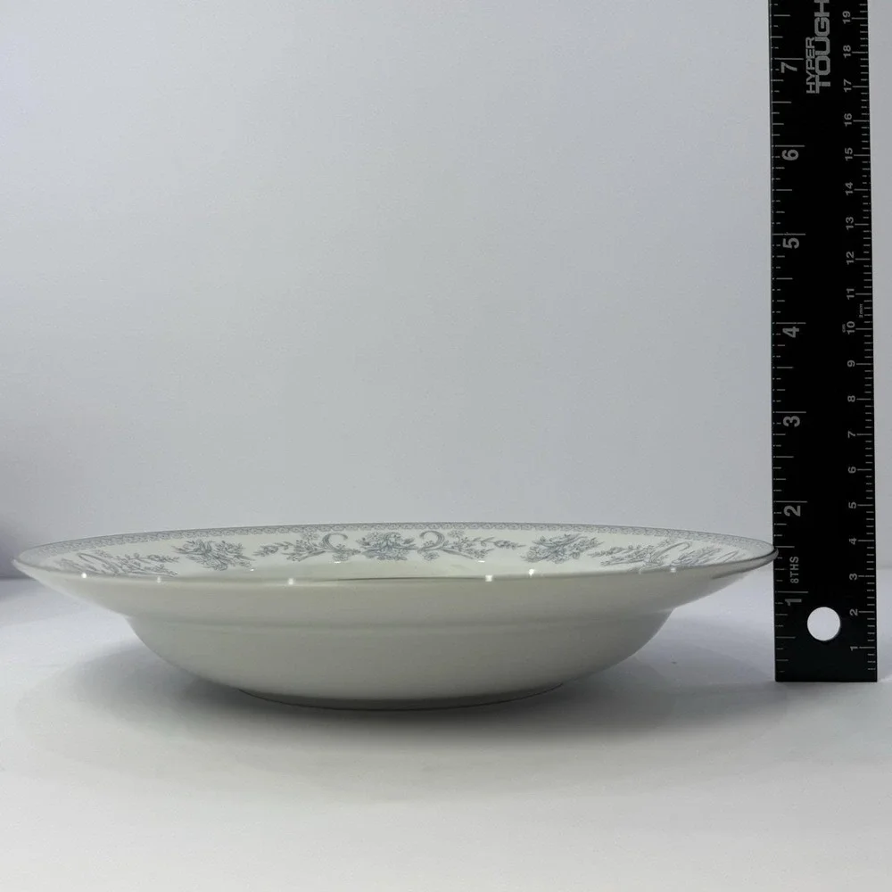 Mikasa Dresden Rose L9009 Rimmed‎ Soup Or Salad Plate Set of 4 Japan Read